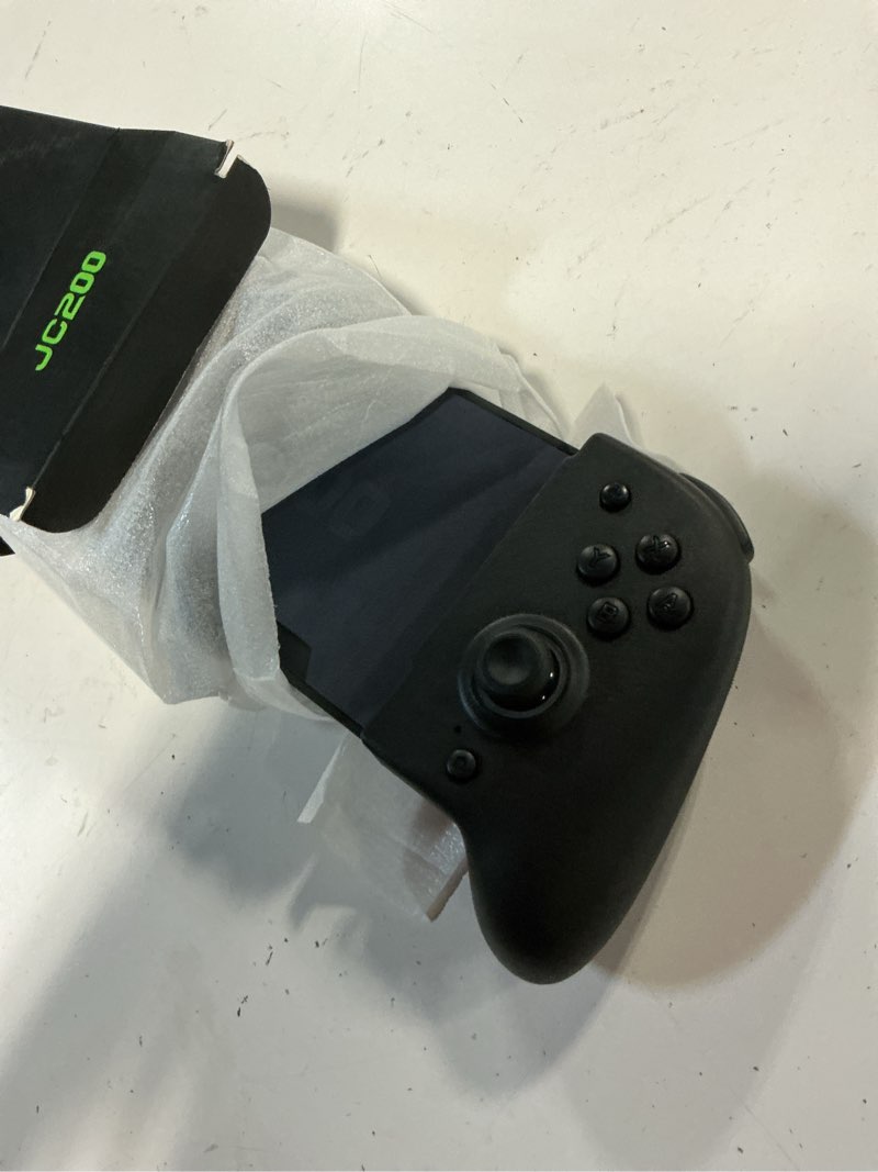 Condition photo showing Good Condition for gammeefy switch controllers compatible with nintendo switch/switch oled, one-piece joypad controller replacement for switch pro controller with 9 lights color, turbo, macro, keylinker app, game boy color black 6.2"/7"