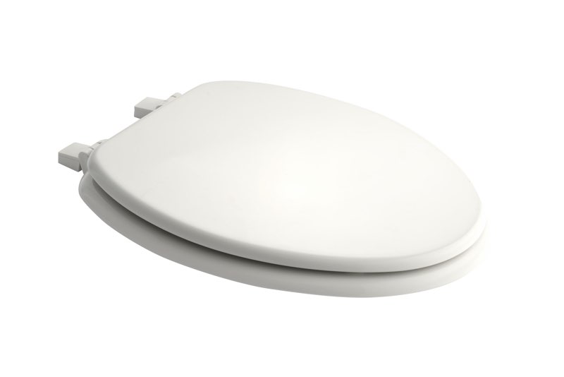 Project Source Wood White Elongated Toilet Seat 1694157