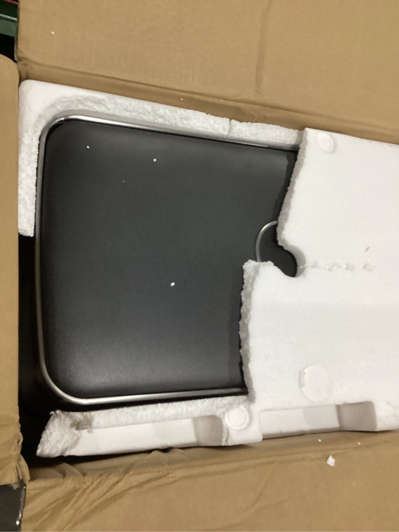 Condition photo showing Good Condition for Amazon Basics Dual Compartment Recycling Trash Can with Soft-Close Lid and Removable Liner Buckets, 60 Liters, Rectangular, Grey, Silver 60 litre