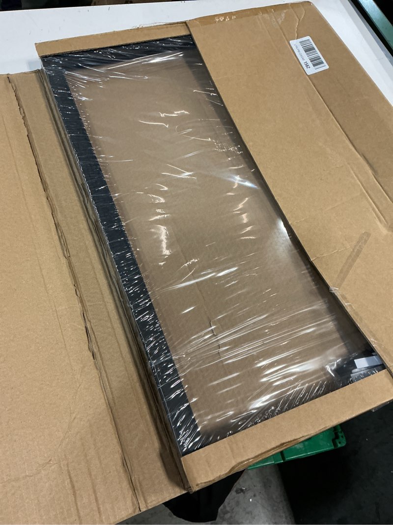 Condition photo showing New/Like New for abtgt 18x24 canvas floating frame with 0.9" deep, black floater frame for canvas paintings with adhesive, vertical or horizontal wall art frame for prints oil painting diamond decor, 1 pack. black 18x24