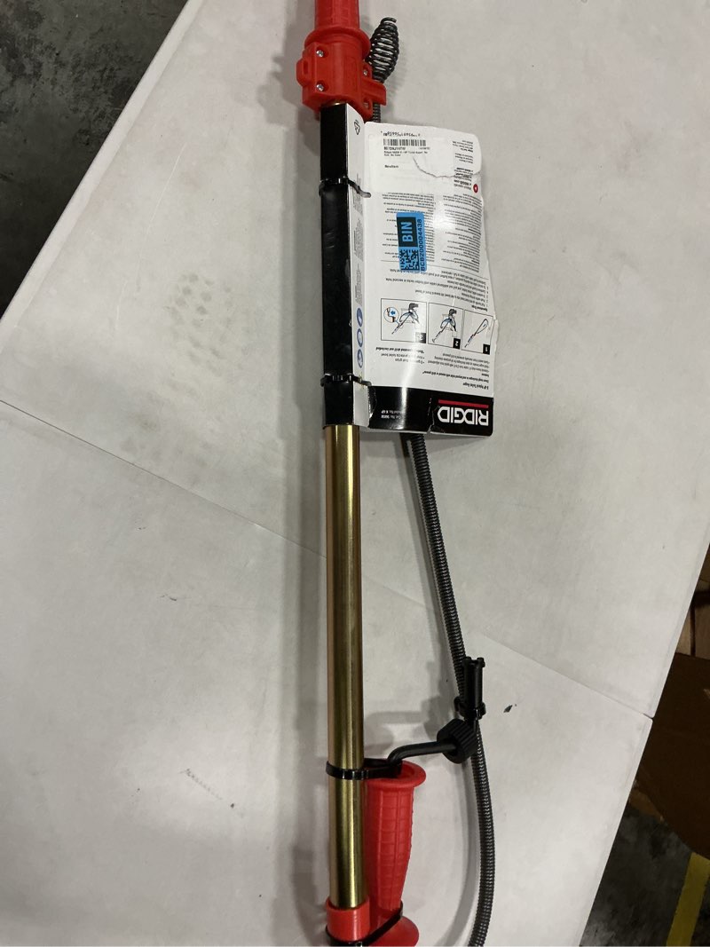 Condition photo showing New/Like New for ridgid 56658 k-6p 6' toilet auger w/bulb head
