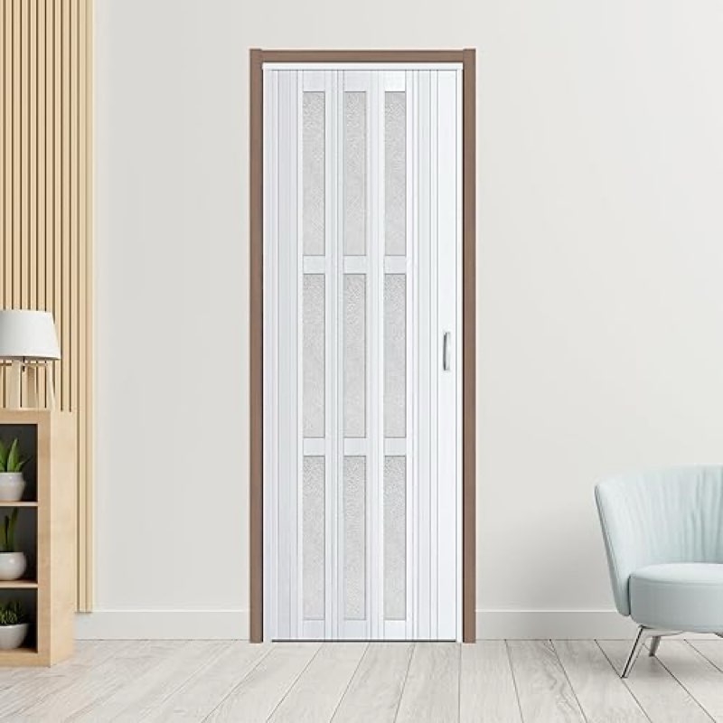 ccboyshardware 30x79in pvc accordion door interior,sliding folding doors with lock,divider door with