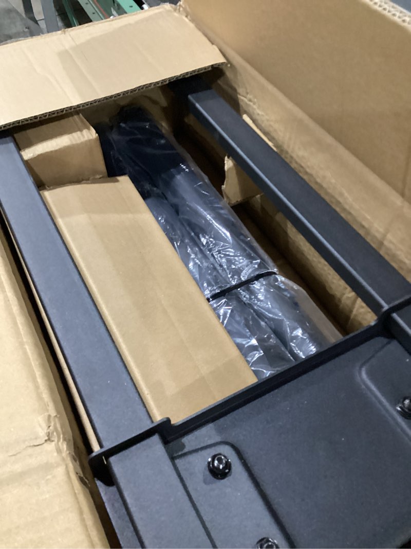 Condition photo showing As Is for Heavy duty ceiling tv mount 100” max