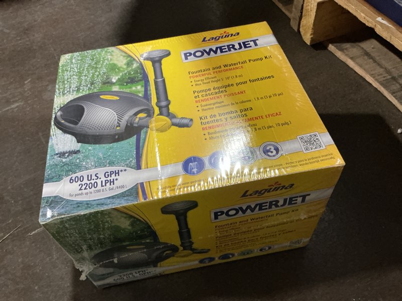 Condition photo showing New/Like New for Laguna PowerJet 600 Fountain/Waterfall Pump Kit - Ponds Up to 1200 Gallons
