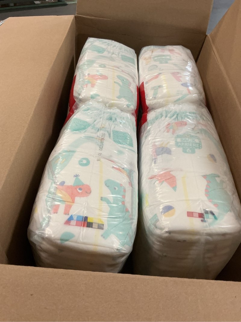 Condition photo showing New/Like New for Pampers Diapers - Cruisers 360 - Size 6, 104 Count, Babyproof up to 100% Leakproof Pull-On Diaper Size 6 104