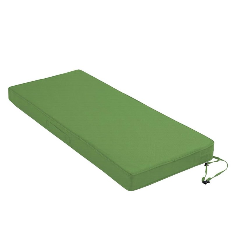 codi outdoor bench cushion 48 inch waterproof patio furniture cushions for bench swing porch couch 48x18x3 green