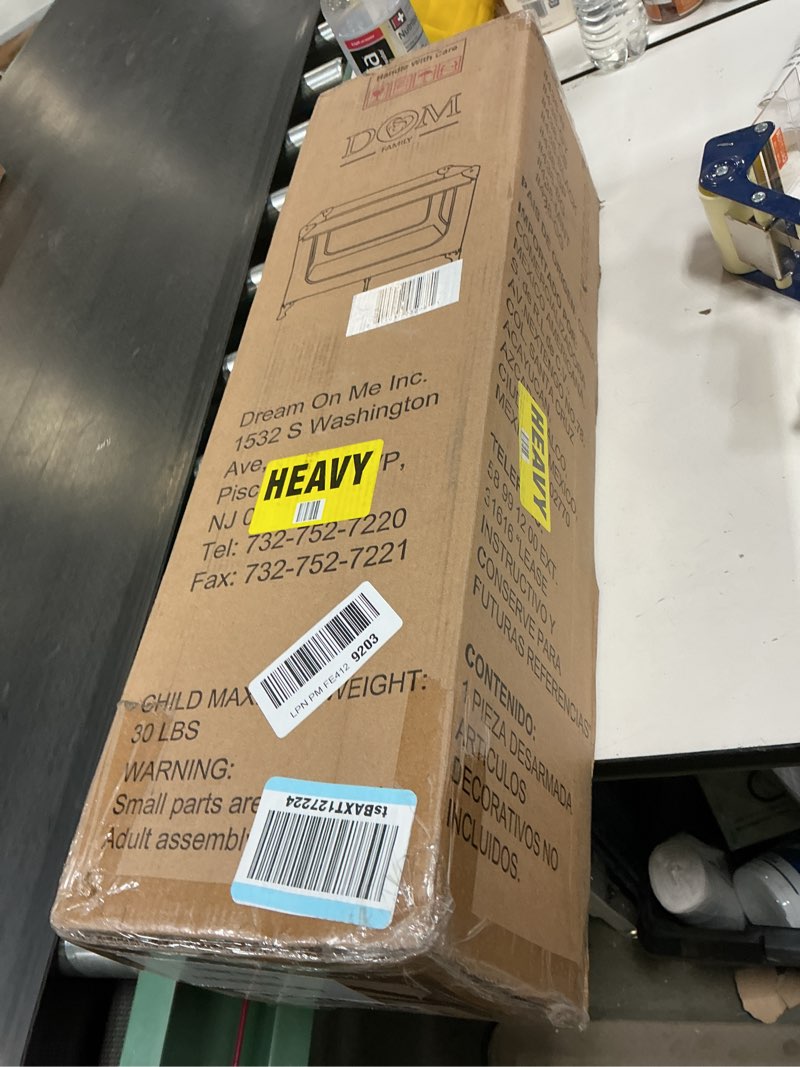 Condition photo showing New/Like New for Dream On Me Zodiak Portable Playard in Mint, Lightweight, Packable and Easy Setup Baby Playard, Breathable Mesh Sides and Soft Fabric - Comes with a Removable Padded Mat