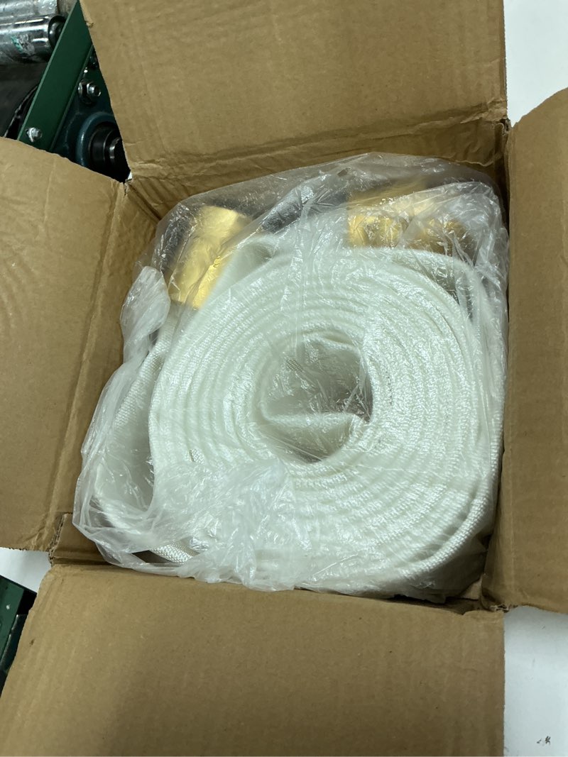Condition photo showing Good Condition for zyfire fire hose - 2" id x 25 ft single jacket tpu firefighter hose with m × f nst/nh brass couplings 750 psi burst pressure lightweight for use in firefighting nst/nh thread 2'' × 25 ft