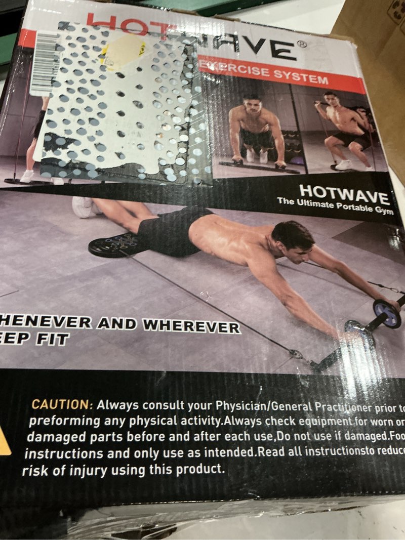 Condition photo showing Good Condition for hotwave push up board fitness, portable foldable 20 in 1 push up bar at home gym, pushup handles for floor. professional strength training equipment for man and women,patent pending black advancedkit