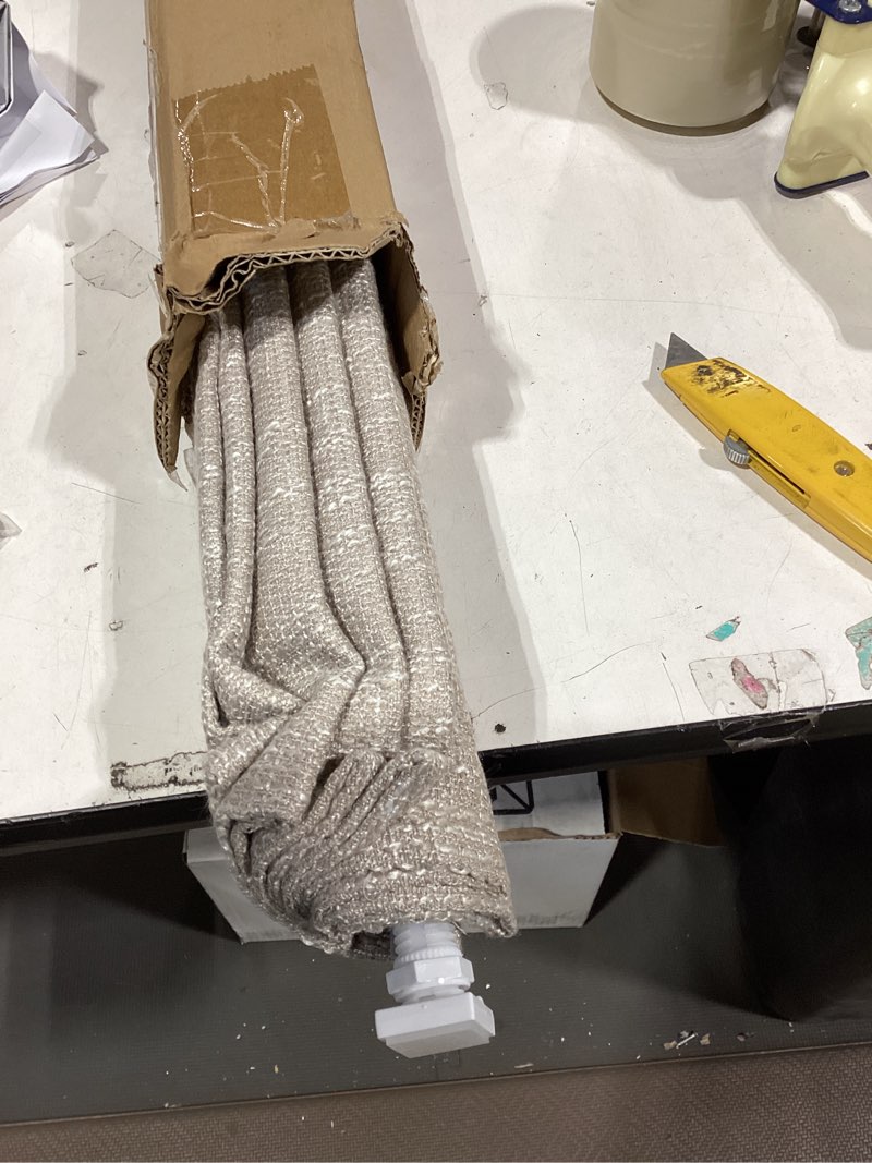 Condition photo showing Good Condition for no tools no drill cordless roman shades for indoor windows 100% blackout, for window size 30" w × 48" h white white 30" w × 48" h