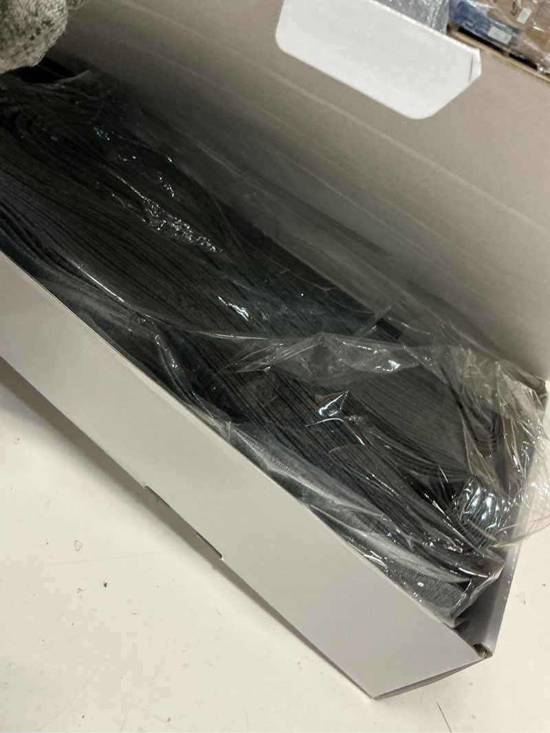 Condition photo showing Good Condition for ajazz 100% blackout accordion door curtain invisible accordion doors interior for bedroom living room doorway curtain sets (1 pack, 74 w x 78 l, grey+rod) 74"w x 78"l (pack of 1) grey