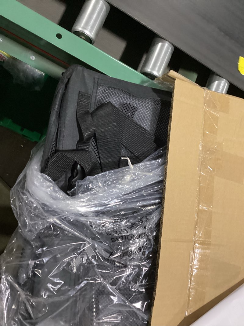 Condition photo showing New/Like New for large cat carrier, portable soft sided road car carrier, for small dog or big cats, 20"x13"x13" outside folding comfortable design, black