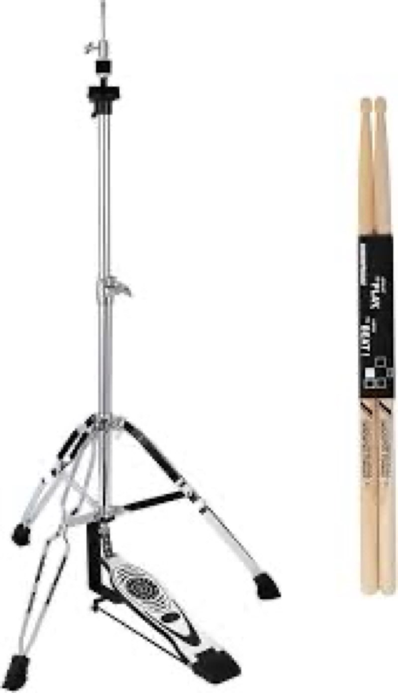 Hi hat stand,hat cymbals stand,high hat stand with smooth pedal,practice high hat fits 8'' 10'' 12''