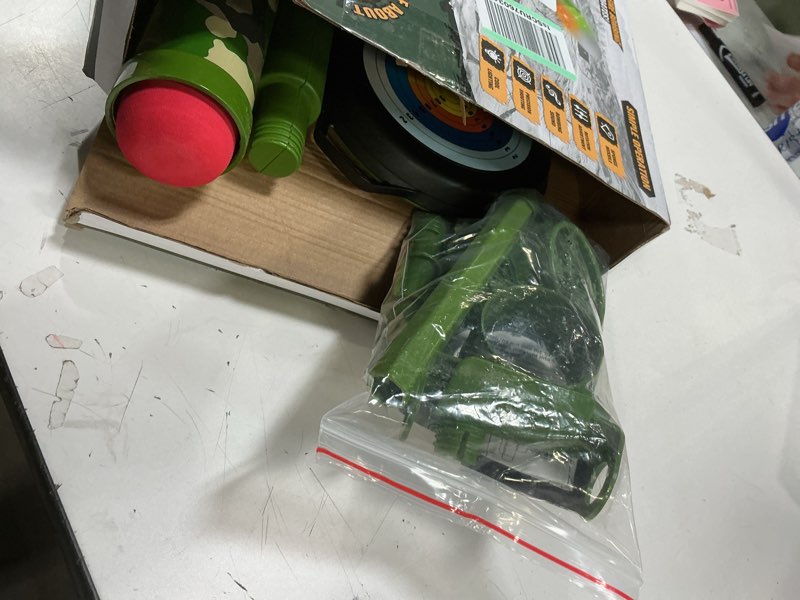 Condition photo showing Good Condition for Mortar Launcher Set, Push Tires Military Blaster, Shooting Toy Tactical Chase Rockets Missile Gun Game for Kids Boys Girls and Adults (Green 3 Shells)