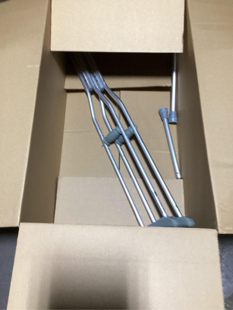 Condition photo showing Good Condition for Hugo Mobility Adjustable Crutches for Walking, Tall Adult Walking Crutches, Comfortable Lightweight Crutches with Underarm Pad and Hand Grip