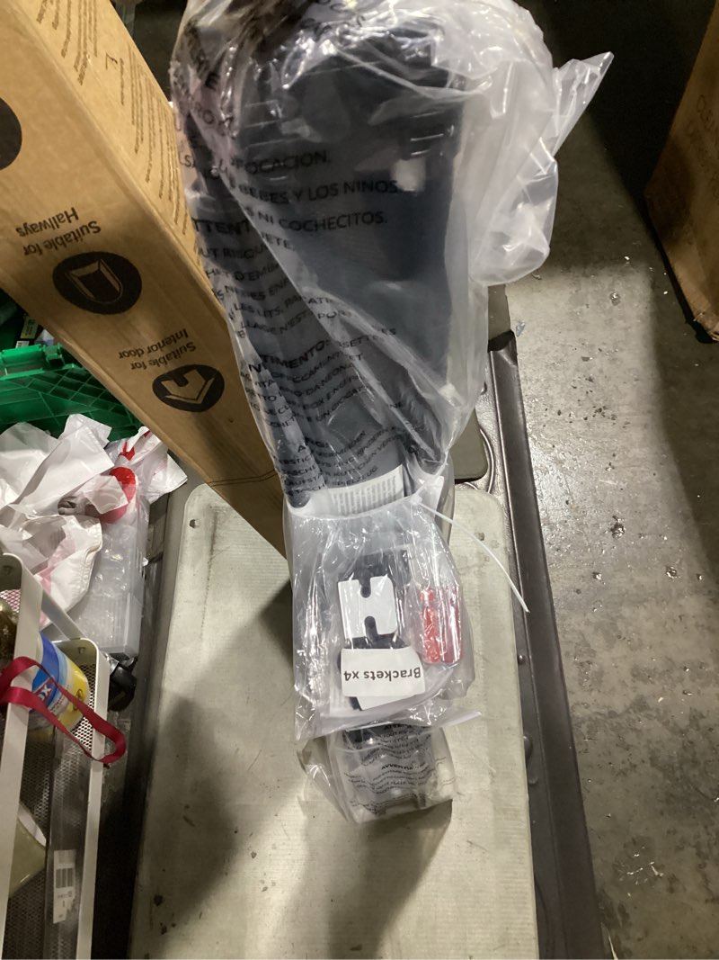 Condition photo showing New/Like New for 200" retractable baby gates dog gate extra wide, 42" tall child pet safety gate with reinforced strips for stairs, long mesh garage gates fence for outdoor indoor large openings driveway decks patio