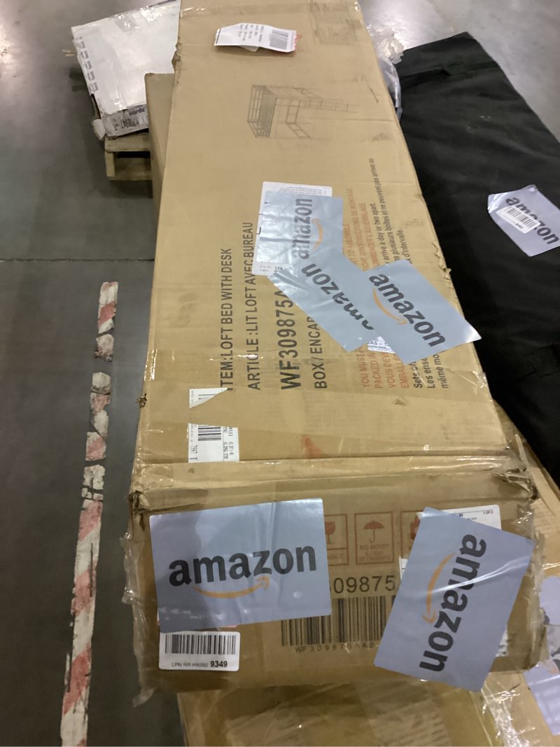 Condition photo showing As Is for loft bed with desk