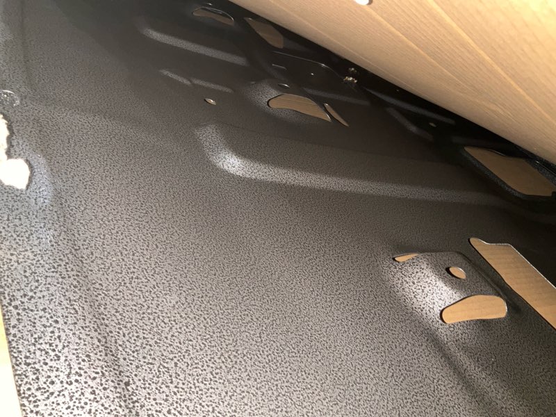 Condition photo showing As Is for engine splash shield compatible with kia k5 2021-2024 upgraded manganese steel version engine lower fender under cover engine case guard with mounting screws replace# 29110-l3000, 29110l3000
