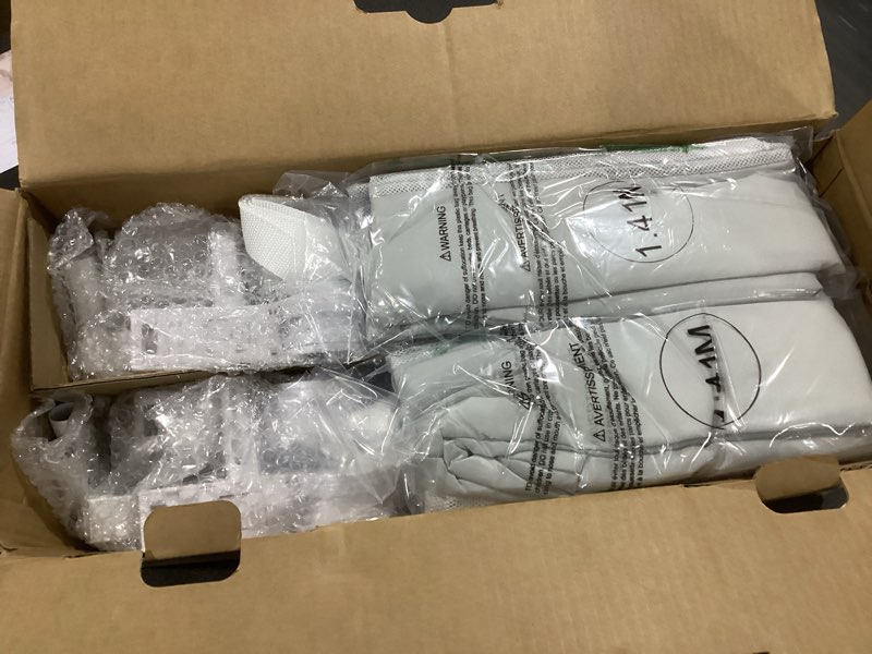 Condition photo showing New/Like New for ComfyBumpy 2-Pack Bed Rail for Toddlers 55.5" L x 19.5" H | Toddler Bed Rails for Twin, Full, Queen & King Mattress Size | Swing Down Rail Guard | Mattress Side Rail for Kids | Gray Grey 55.5”L x 19.5”H | 2-Pack