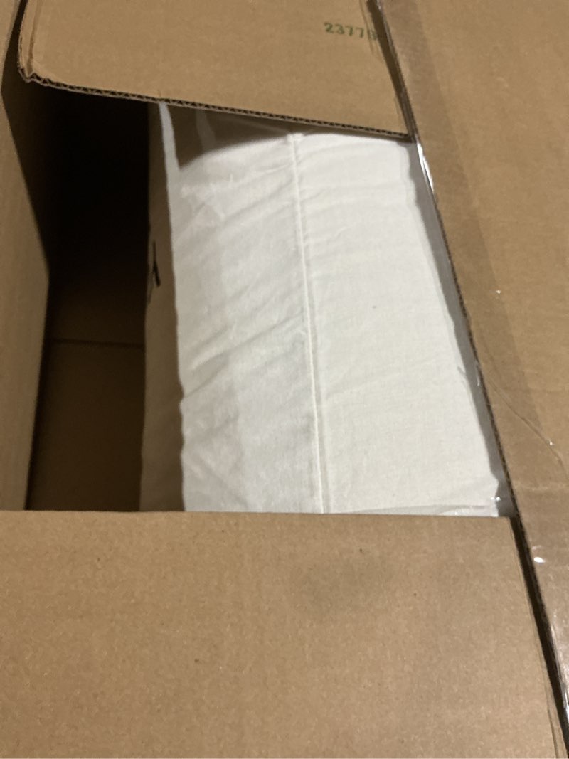 Condition photo showing Good Condition for YOUR MOON Luxurious All Season Wool Comforter Queen Size, 100% Natural Australian Wool Filling, Hypoallergenic Comforter Duvet Insert, Noiseless Cotton Shell (White) White Queen