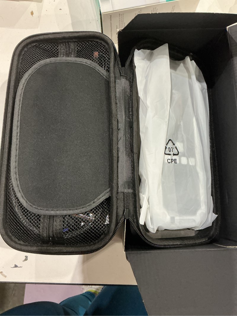 Condition photo showing Good Condition for jump starter with air compressor, brpom 8000a portable car jump starter (all petrol/12l diesel), 160psi 12v battery jump starter power pack with jump clamps, lcd screen, 600 lumens emergency light