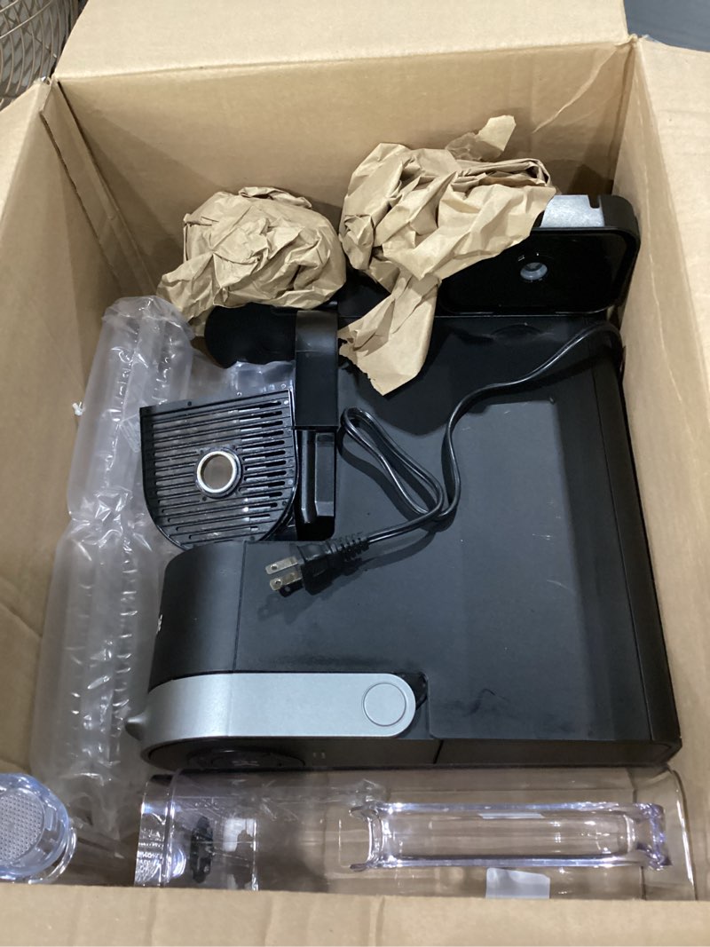 Condition photo showing As Is for keurig k-supreme single serve k-cup pod coffee maker, multistream technology, 4 brew sizes, 66oz dual-position removable reservoir, black black coffee maker, not tested, incomplete
