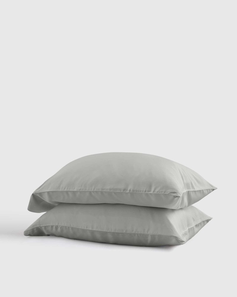 quince, european bamboo pillowcase set of 2/standard/eucalyptus
