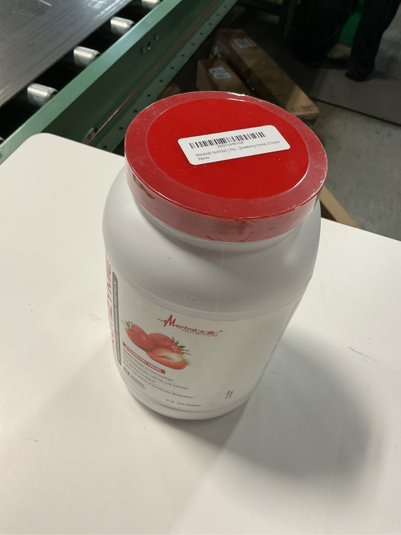 Condition photo showing New/Like New for Exp 06/26 Metabolic Nutrition Protizyme, Strawberry, 2 Pound