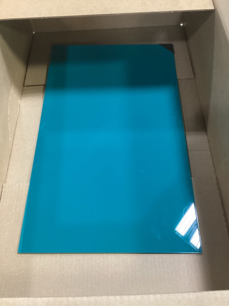 Condition photo showing Good Condition for xlnttech cast acrylic sheet (opaque green, 1 piece, 12 x 20 inch, 0.1" thick), acrylic sheet for signs, diy projects.