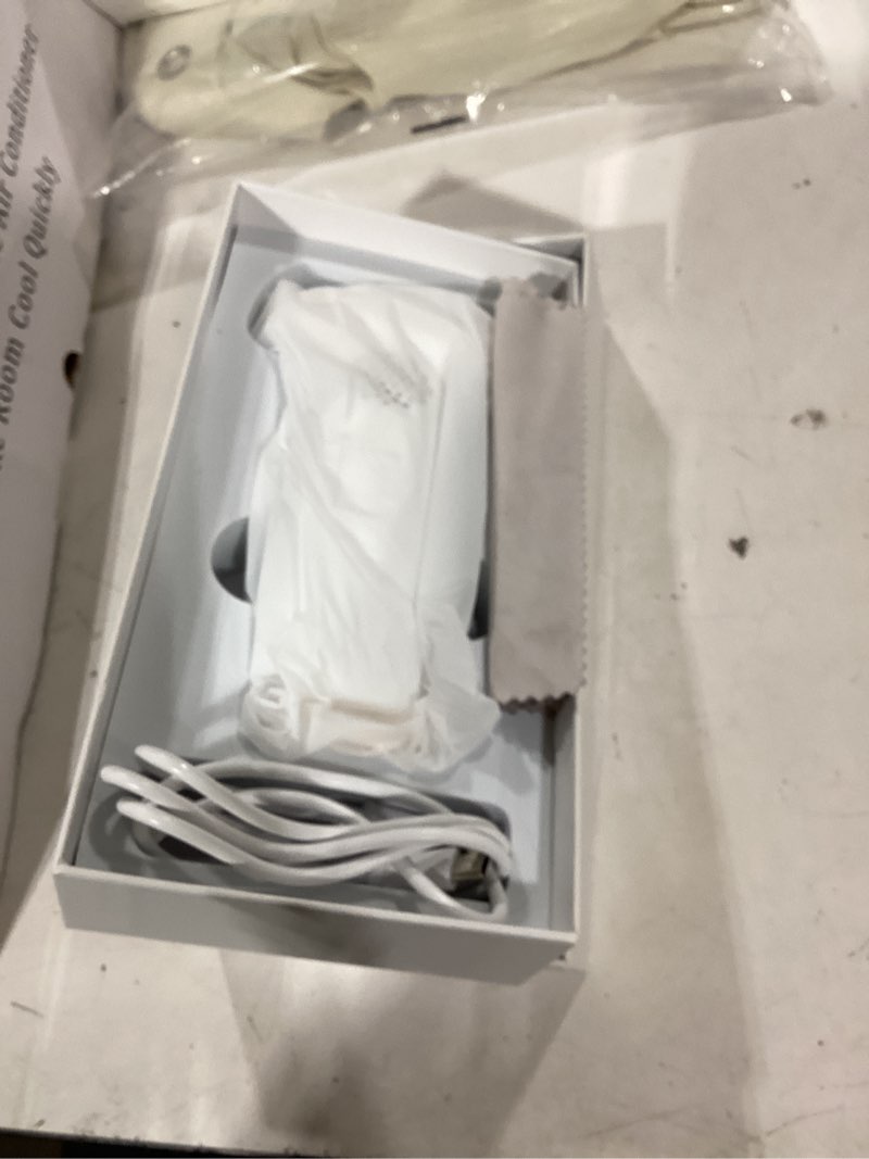 Condition photo showing Good Condition for 7-in-1 cold heated facial massager, red light therapy for face, portable microcurrent facial device, cold face depuffer to shaping and reduce swelling,can tightening lifting electric gua sha white