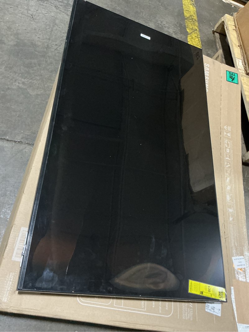 Condition photo showing As Is for screen damaged . samsung 55-inch class qled q7f series samsung vision ai smart tv (2025 model, 55q7f) quantum hdr, object tracking sound lite, q4 ai gen1 processor, 4k upscaling, gaming hub, alexa built-in