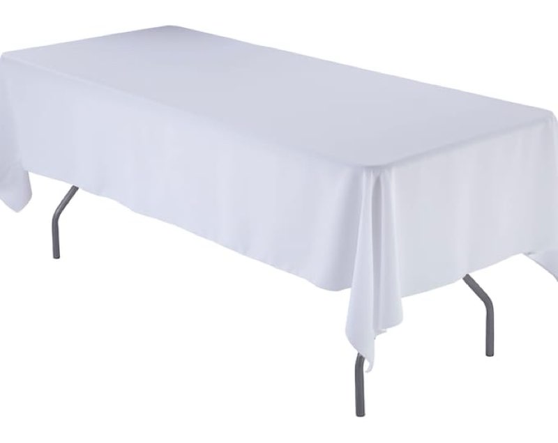  Similar Rectangular White Tablecloth Polyester