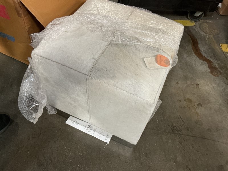 Condition photo showing New/Like New for Deer skin foot stool 