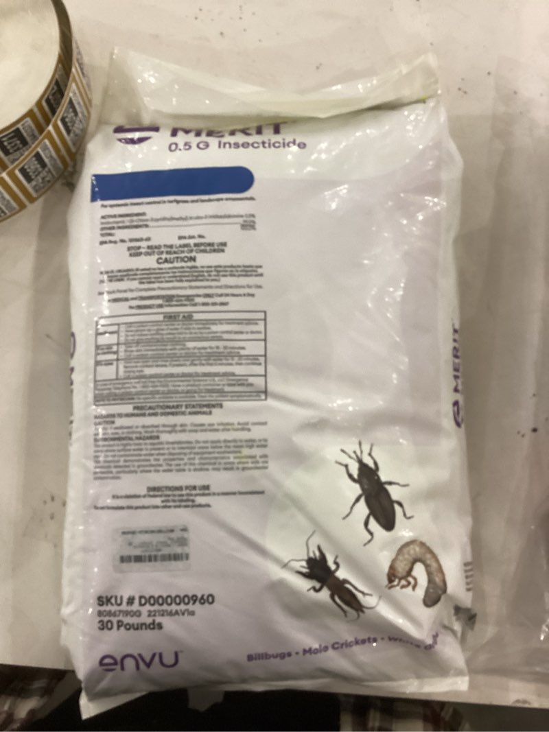 Bayer merit 0.5 granular systemic insect control 30 lbs