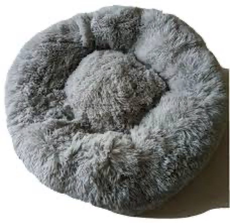 active pets plush calming dog bed, donut