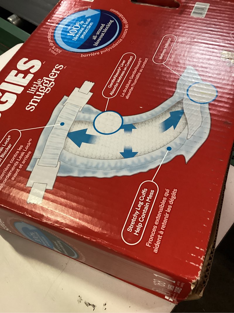 Condition photo showing New/Like New for huggies size 1 diapers, little snugglers baby diapers, size 1 (8-14 lbs), 168 count, packaging may vary size 1 168