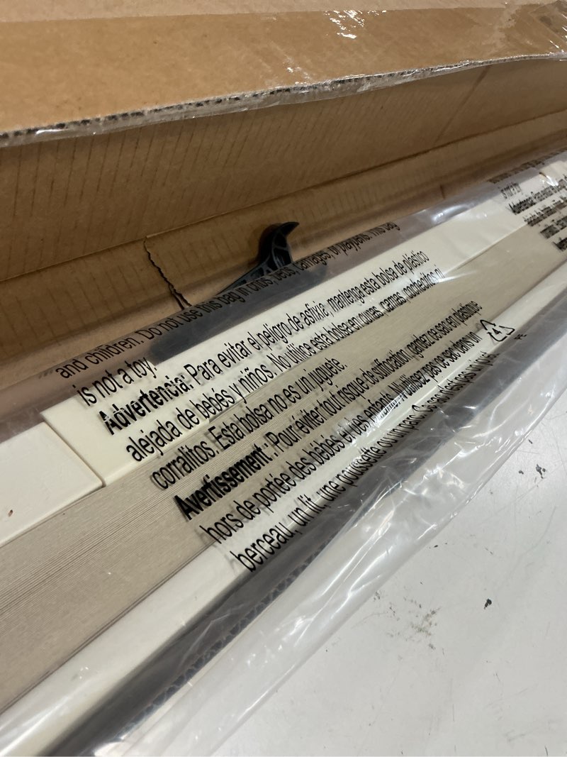 Condition photo showing Good Condition for dez furnishings cordless 1" light filtering cellular shade, 34"w x 64"h, white white 34"w x 64"h