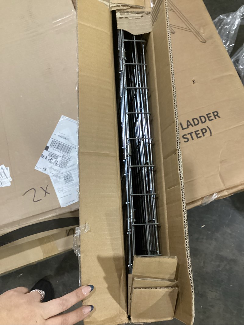 Condition photo showing Good Condition for Large Foldable Humane Live Animal Trap Cage-51.1"x17.4"x18.9", Powder-Coated Alloy Steel Live Trap-Zip Ties -Coyote Cage for Raccoon/Capybara/Bobcat/Fox/Dog/Armadillo/Opossum/Stray Cat/Rabbit