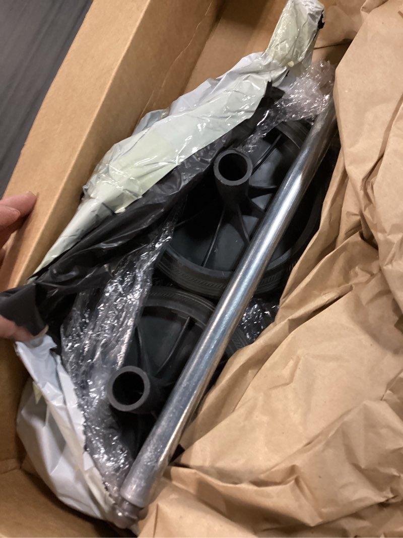 Condition photo showing Good Condition for Garbage can Wheels Replacement Set with Durable Small Rubber Wheels for Trash can Mobility Fits Standard Trash Bins Easy to Install 18.7 Inch Diameter