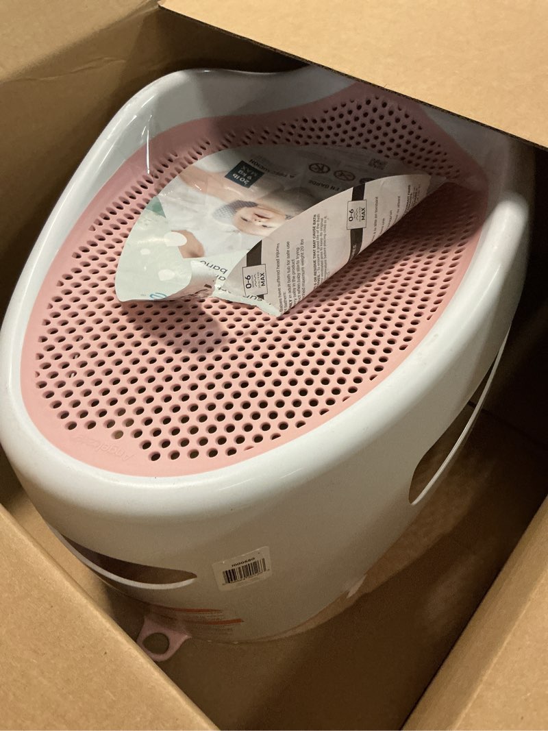 Condition photo showing Good Condition for Angelcare Baby Bath Support (Pink) | Ideal for Babies Less than 6 Months Old Bath Support Pink