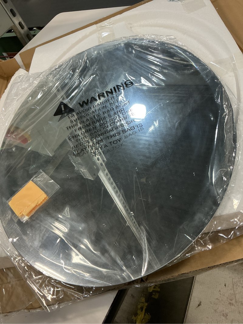 Condition photo showing Good Condition for kohros bathroom mirrors for over sink - oval frameless mirror - beveled polished wall mirror for bathroom, vanity, bedroom (18" w x 24" h oval) oval 18"l x 24"w
