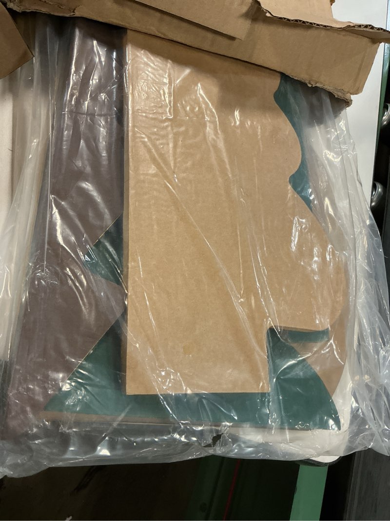 Condition photo showing As Is for 3 Pcs Large Honeycomb Christmas Tree - 4ft 3ft 2ft Paper Christmas Folding 3D Home Decoration Set with Magnetic Design for Winter Holiday Festive Party (Classic,Beige,Green,Brown) Classic Beige, Green, Brown 3