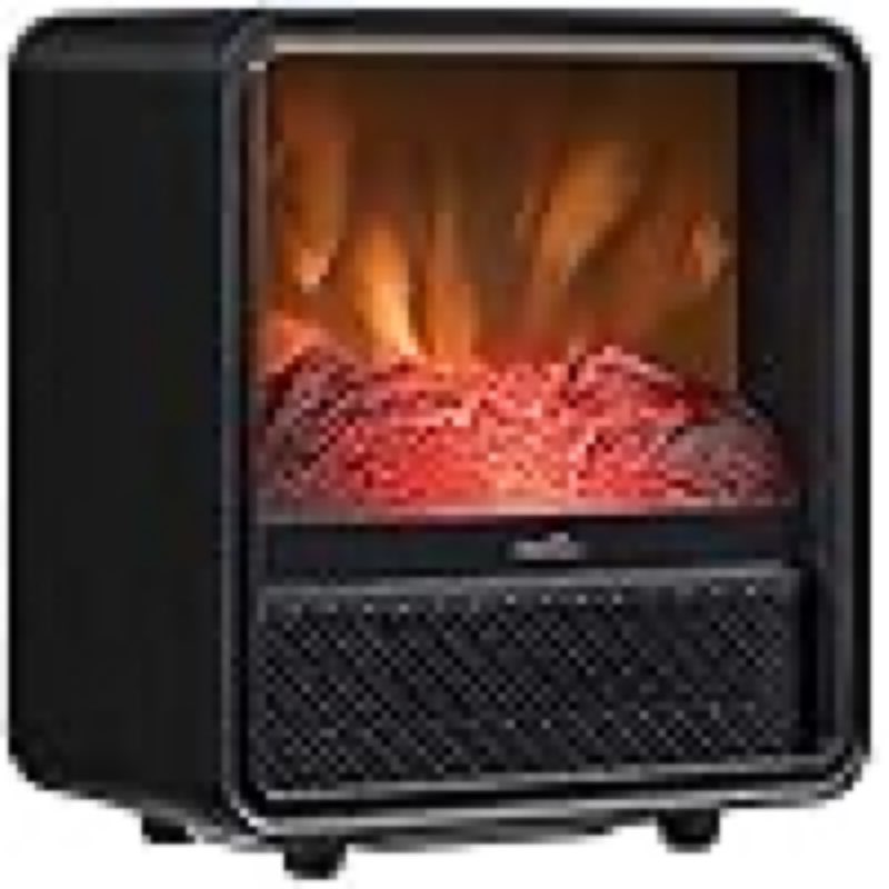 duraflame® portable electric fireplace personal cube space heater