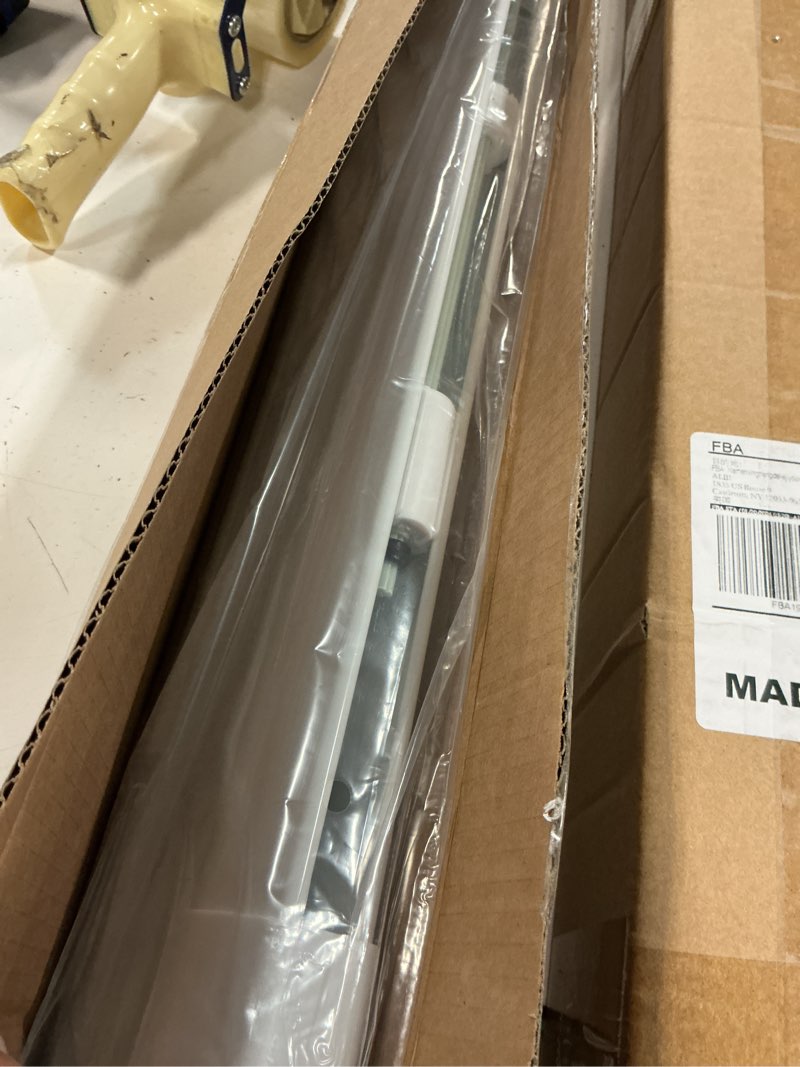 Condition photo showing Good Condition for lazblinds no tools no drill cordless cellular shades, blackout light blocking honeycomb shades for home, thermal insulation blinds for windows, 19" w x 36" h, white blackout-white 19" w x 36" h