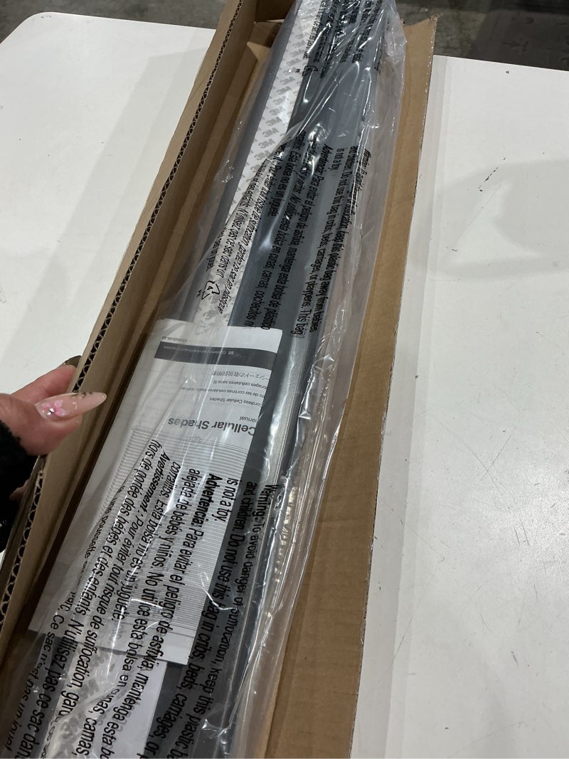 Condition photo showing Good Condition for lazblinds no drill cordless cellular shades for doors, 30" w x 78" h, black | blackout fabric protects privacy, with thermal insulation & noise reduction, for sliding doors front door patio, 1 pack black-blackout 30"w x 78"h