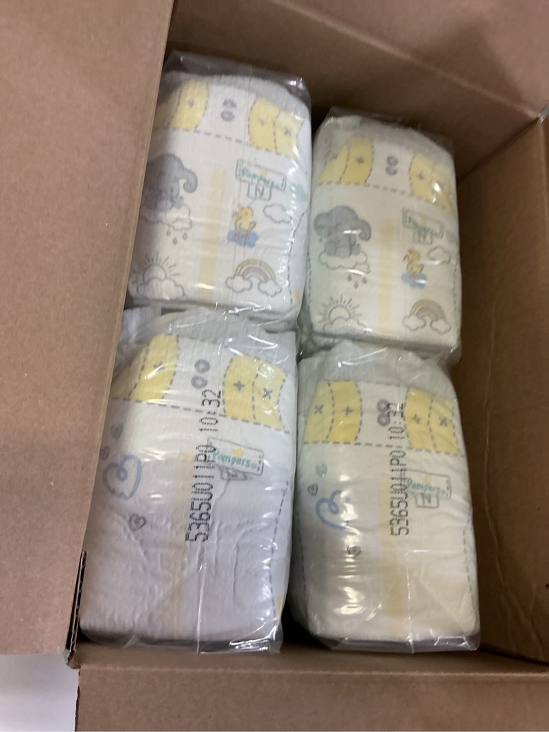 Condition photo showing Good Condition for pampers swaddlers diapers newborn - size 0, 84 count, ultra soft disposable baby diapers
