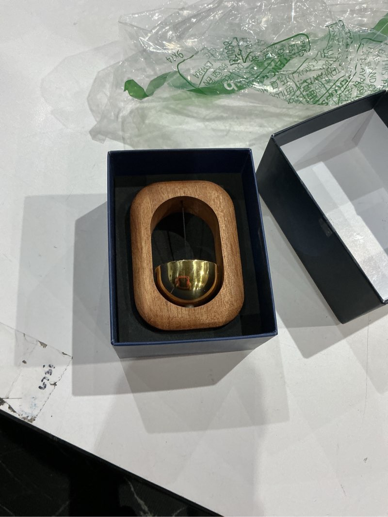 Condition photo showing Good Condition for shopkeepers bell for door opening - magnetic attached doorbell chime for business - unique office ornaments and hanging decoration for entrance, fridge sticker and barn door - creative present