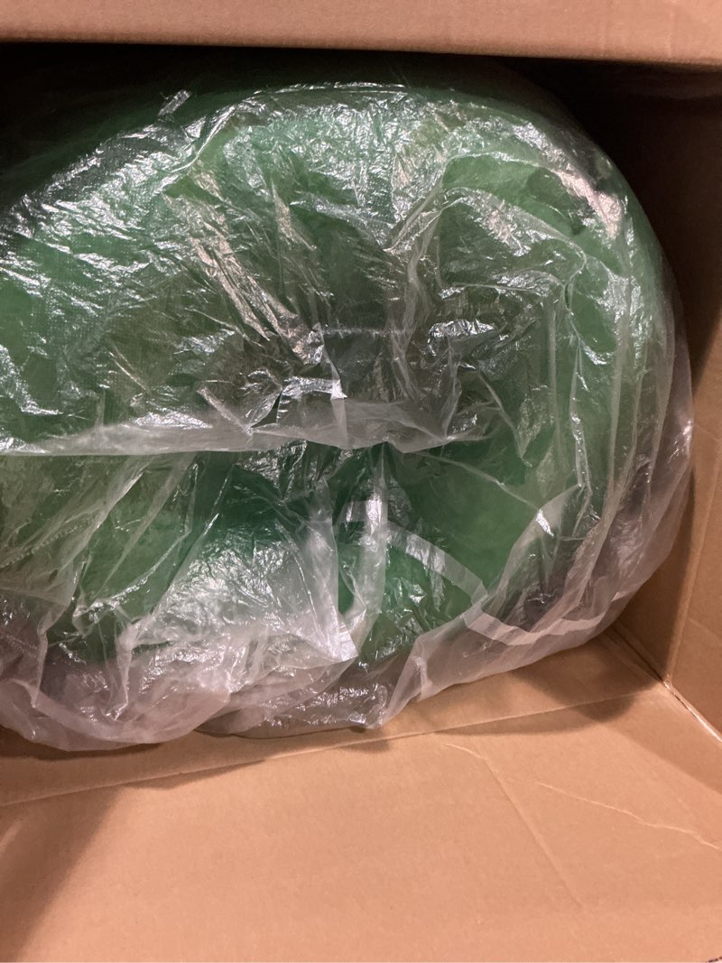Condition photo showing Good Condition for cattasaurus peekaboo cat cave donut for multiple & large cats up to 30-45 lbs, 3-in-1 self warming cat bed, tunnel & scratcher for indoor cats, washable & detachable dog bed (forest green, large) forest green large