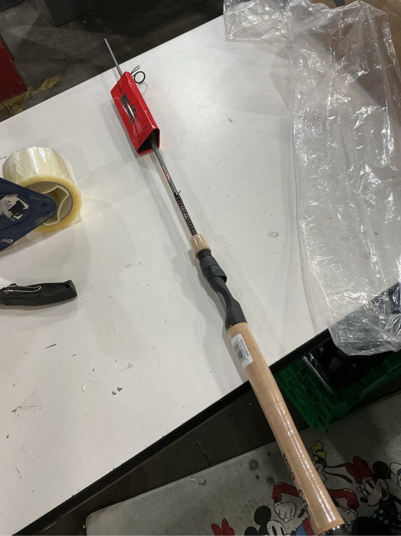 Condition photo showing As Is for ugly stik elite spinning fishing rod new model 6'6" - ultra light - 2pc