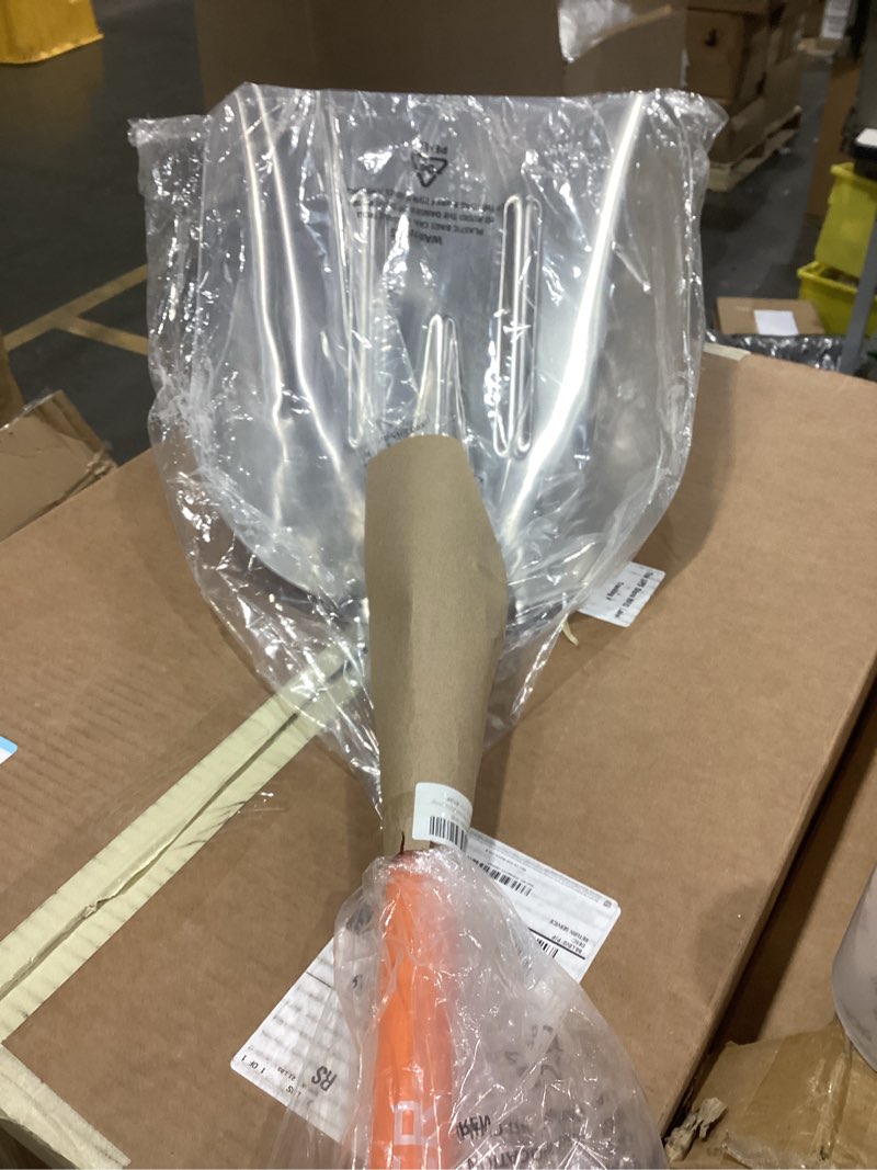 Condition photo showing Good Condition for WIKER Aluminum Snow Shovel for Driveway, 45-Inch Large Capacity Blade, 3.5lbs Lightweight with Fiberglass D-Grip Handle, Heavy Duty Metal Snow Removal Tool for Home and Garden